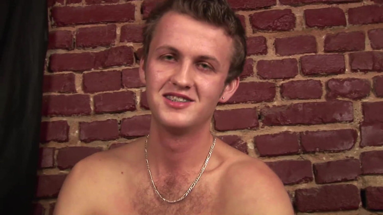 Jerking studs: Lukas solo dick show