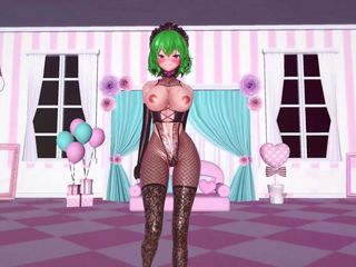 Mmd anime girls: Mmd r-18 anime girls, сексуальний танцювальний кліп 134