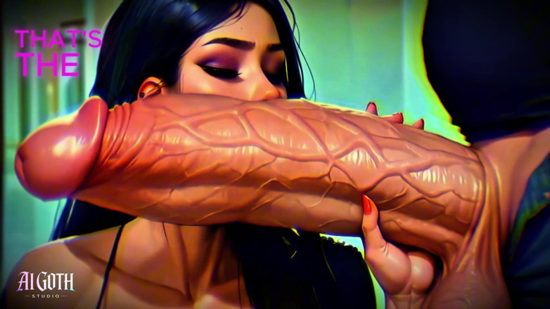 AI Visuals X: Fantasía de tamaño más oscuro de la chica gótica (asmr visuales)