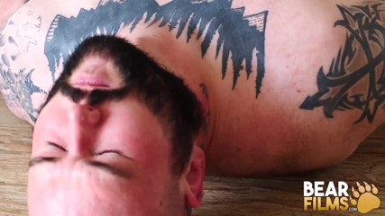 Bear Films: BEARFILMS - Justin West hammered by juicy bear Adam Jones