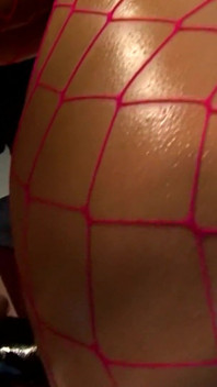 Two sexy oiled lesbian pleasuring each other