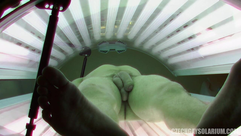 Czech Gay Solarium: Checa gay solarium 21 hot twink queda atrapado en el solarium