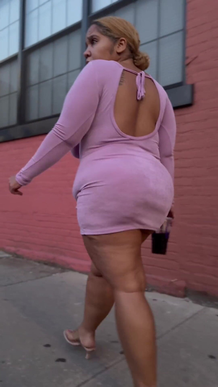 PutiLing: 다리 애널 - 하이힐 - 미니 스커트 - 푸에르토리코 마미 - 뚱뚱한 엉덩이 - 큰 엉덩이 - 걷기