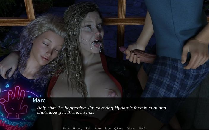 Porngame201: Project Myriam - 장면 #5 - 3D 게임 헨타이를 통한 게임 플레이