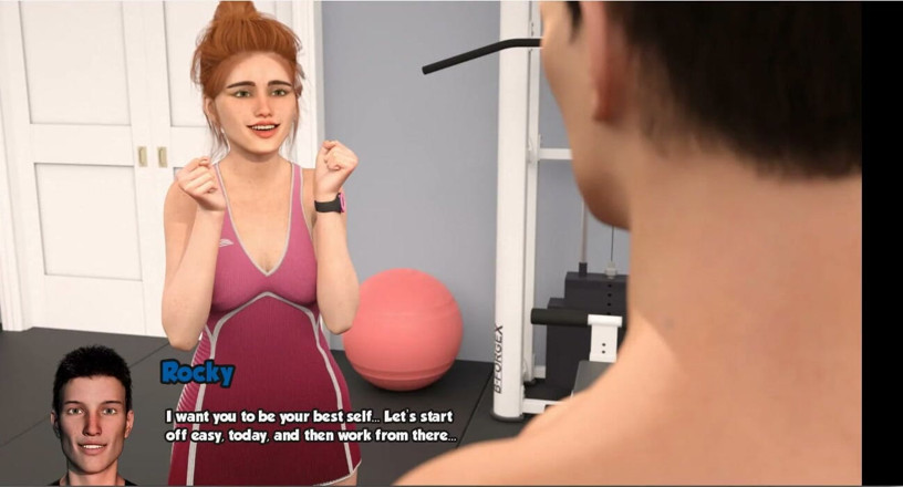 XXX Games Bunk: Area 69 - Gameplay -roleplay - Lucy - Gym Training, Massage and Pool Sex
