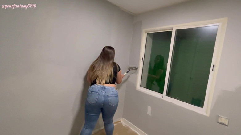 Your fantasy studio: Gassy girls is painting your house