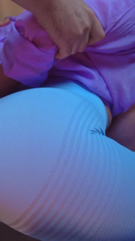 Yoga Pants Porn: Massive Tits Babe Creampied Through a Hole - Lilykoti