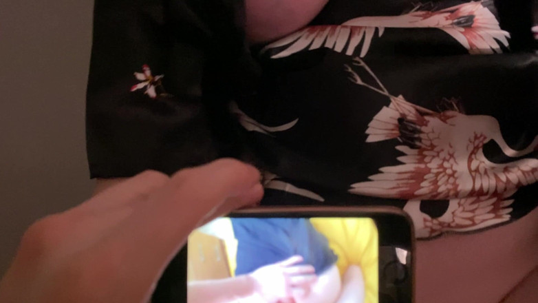 AmyHi: Hot Stepmother Caught Me Jerking off and Helped Me Cum