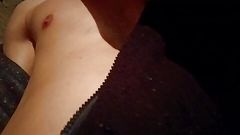 Gangbang straight: Indická sólo gay hra s prsy