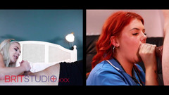 Brit Studio: Jasmine Vs Ellie Shou- Siapa yang akan memenangi perlumbaan blowjob