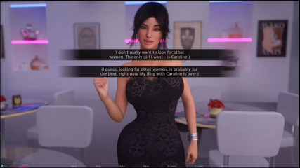 Johannes Gaming: Orta yaşlı seksi kadın - #35 Caroline ile randevuya çıkıyor - iki kadınla sikişiyor