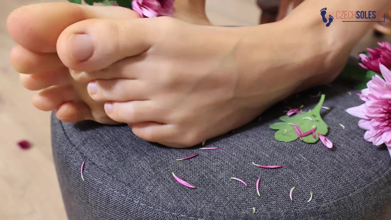 Czech Soles - foot fetish content: セクシーなティーンフットガールアンドレア