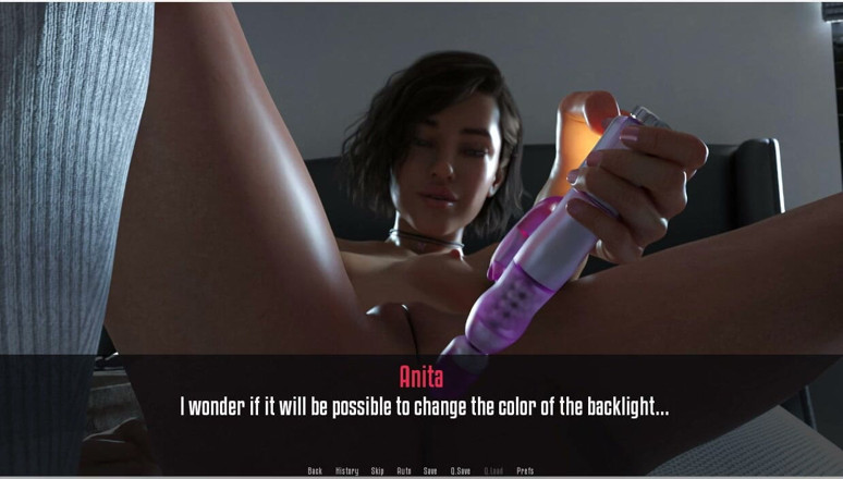 XXX Games Bunk: Anita's Internship - Gameplay - Roleplay - Stepdaughter Masturbated in Stepdaddy Bed