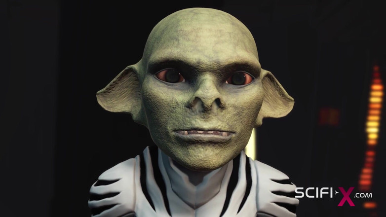 SciFi-X: Sesso con un alieno in un'astronave. Una giovane bionda sexy...