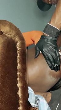 I Noticed This Big Ass Ebony Babe Staring at My Cock at the Gym, She Walked up to Me and Asked for a Quickie in Her Butt Hole