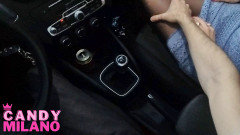 Candy Milano: Pov-tinder-date abgeholt und im auto nach der party gefickt