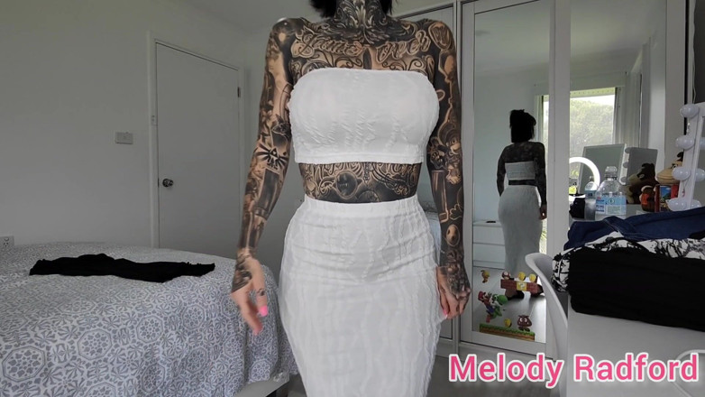 Melody Radford: अत्यंत काले अधोवस्त्र और जिम चड्डी दौड़ पर कोशिश Melody Radford Onlyfans