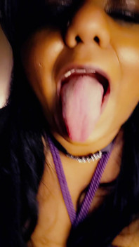 Taking the Monster Dildo and Squirting