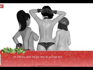 Cumming Gaming: Neomezené Vánoce [Vánoční hentai porno hra] Ep. 3 Vzpomínky na šukání nadávajících jeptišek...