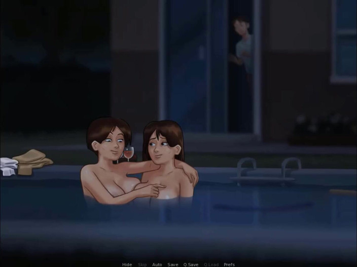 Cartoon Play: Saga de vară, partea 92 - două mame sexy fierbinți cu țâțe mari în...