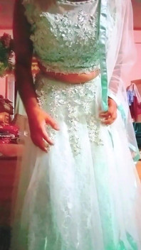 Indian Gay Crossdresser Gaurisissy Feeling Horny in Blue Lehanga