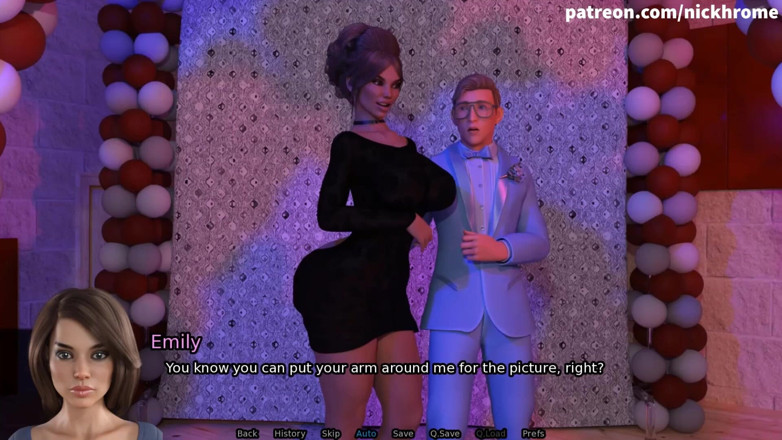 Visual Novels: SexBot 62 - insegnante tettona si avventa su un secchione