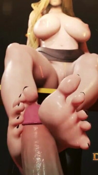 Queen Marika Gives the Tarnished (you) a Footjob - 3D Animation Elden Ring