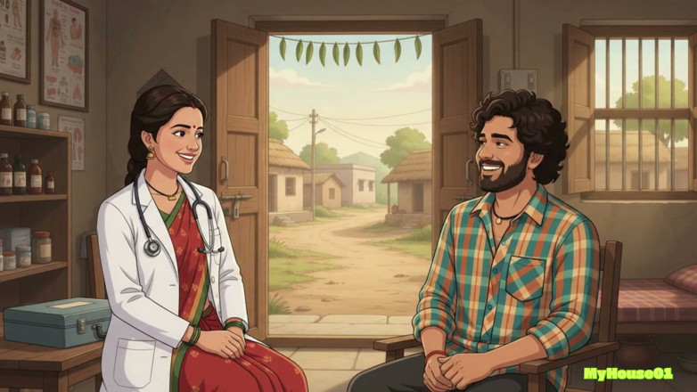My house for adult: Dr Srivalli Bhabi Comes House of Pushpa Bhai and Outdoor...