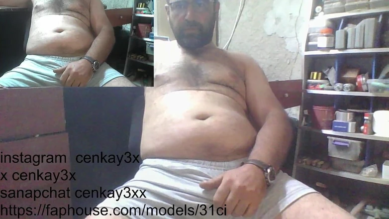 CenkAy: Masculine Daddy Live Broadcast