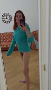 I Knitted Myself a Top and a Sweater, Bragging 2
