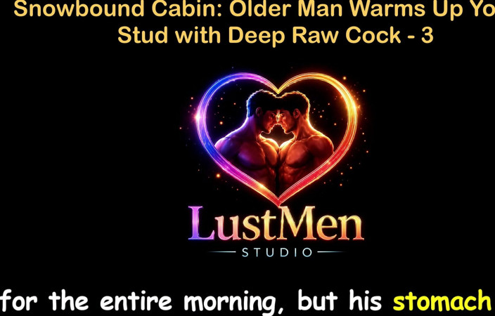 LustMen: 영국 오디오 게이 섹스 스토리 - 깊은 원시 자지로 젊은 창남을 따뜻하게 해주는 눈 덮인 오두막 노인 - 3부