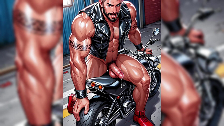 Erotic Man: Prezentare de bărbați homosexuali ai Biker