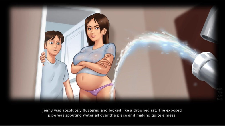 XXX Games Bunk: Saga latem - rozgrywka - odgrywanie roli - mokra koszula w ciąży nastolatka...