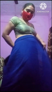 Indian Desi Bhabhi Striping Wears and Show Full Sexy Body and Dance
