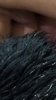 Trans Latina Fucks Her Ass with Her Dildo