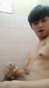Fleshlab Twinks - jovem Pinoy Twink Wank e Porra no chuveiro