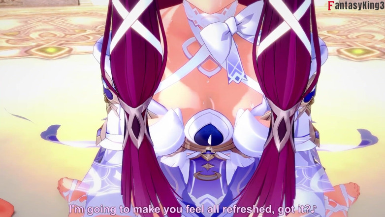 Fantasy king: Columbina Blowjob - Genshin Impact