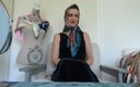 Lady Victoria Valente: I Satin Shawl Fitting Studio: 5 nya huvuddukar och halsdukar DEL 2