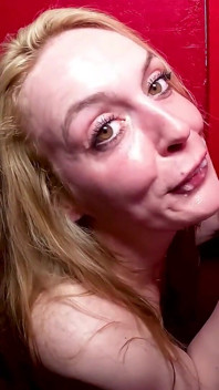 Newcomer Bonnie Praline Made a Glory Hole Slut