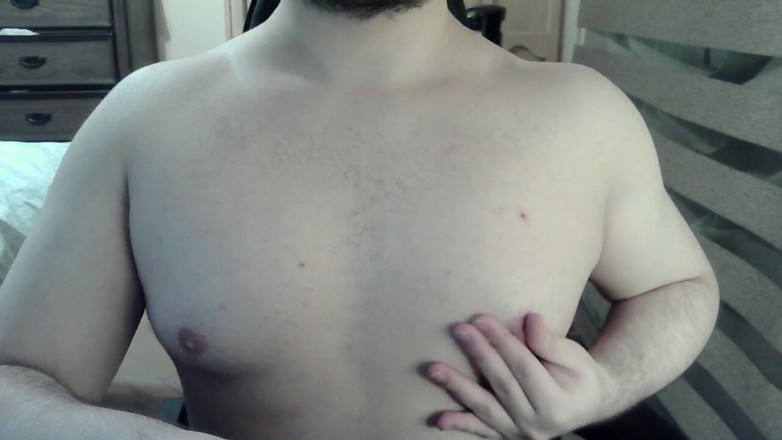 Himbo_Fox: Heißer camboy bearbeitet seine beine und brustwarzen