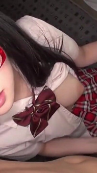 ขาเรียวยาวสาวสวยคอสเพลย์ยูนิฟอร์มสึนเดเระ F