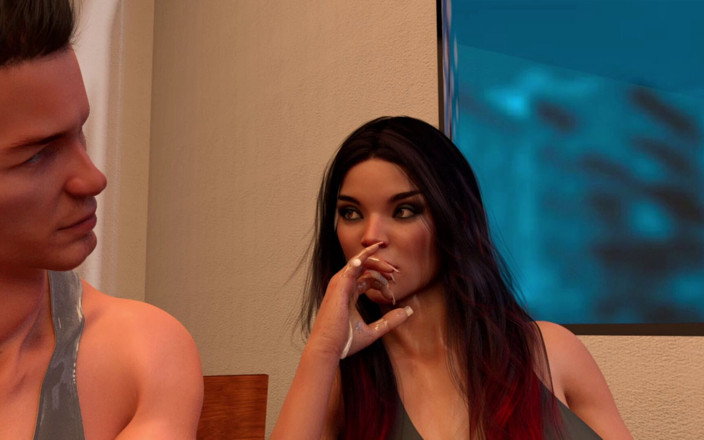 Maayon Plays: Divorced Mommy Jane Jerks Off And Swallowing Cum of MC...