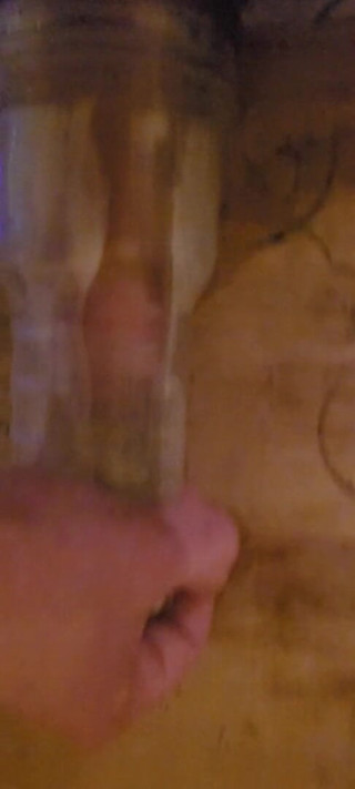 Immergeil: Skinny tattood guy fucks his fleshlight POV