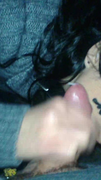 Blowjob, gesichtsbesamung in der Öffentlichkeit