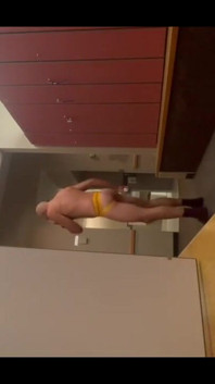 Parading in My Jock at the Gym!