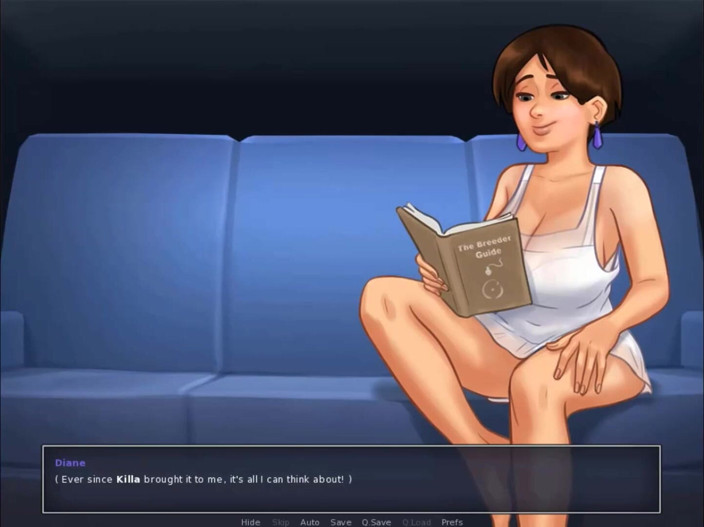 Cartoon Play: Summertime saga part 57 - uncontrollable desire fuck stepaunt