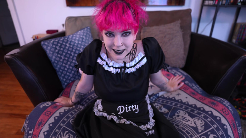 lilredvelvettt: Người giúp việc Goth Femdom sụt cu