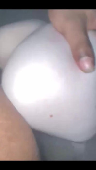 So Much Cum in My Ass Dripping Out Both Holes