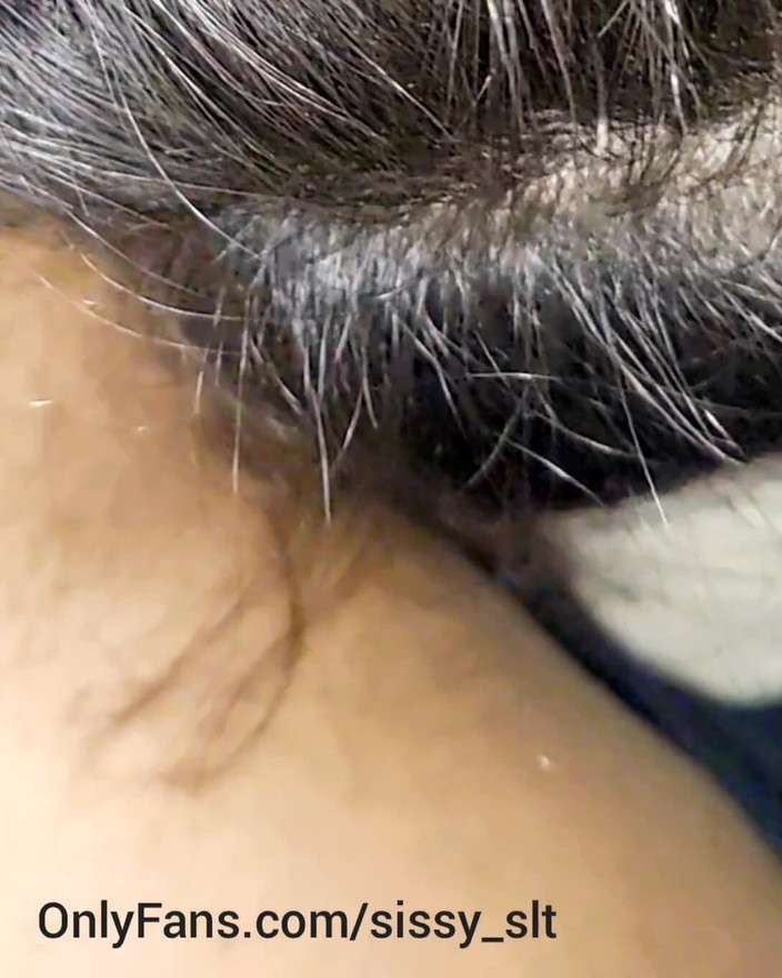 Sissy and hotwife: Pulă mică efeminată soție sexy cu vagin imens