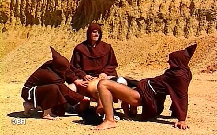 Amazing asses and pussies: Gangbang for god